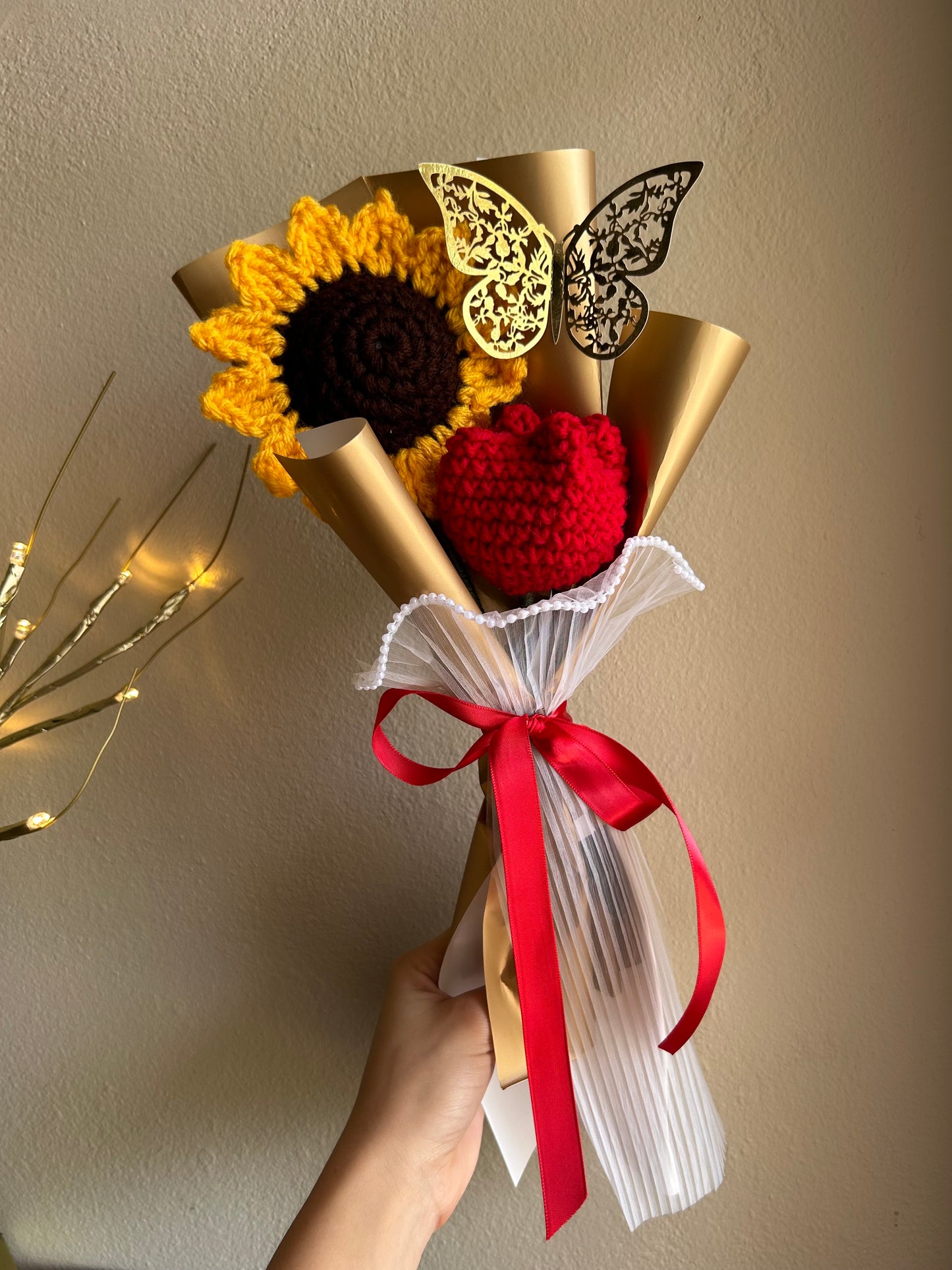 Girasol y tulipán 💗