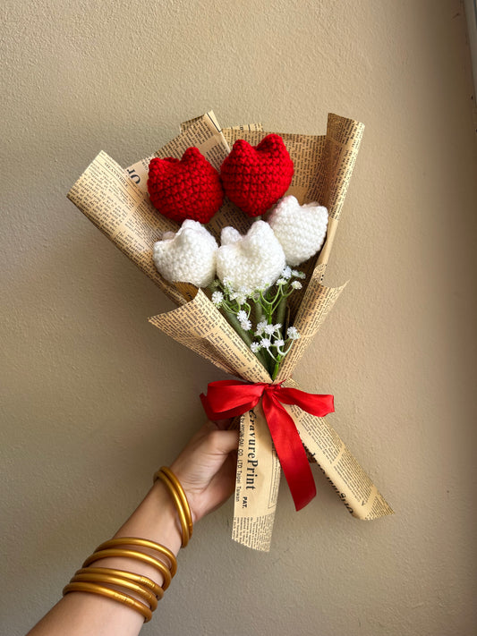 Bouquets tulipanes 🤍❤️