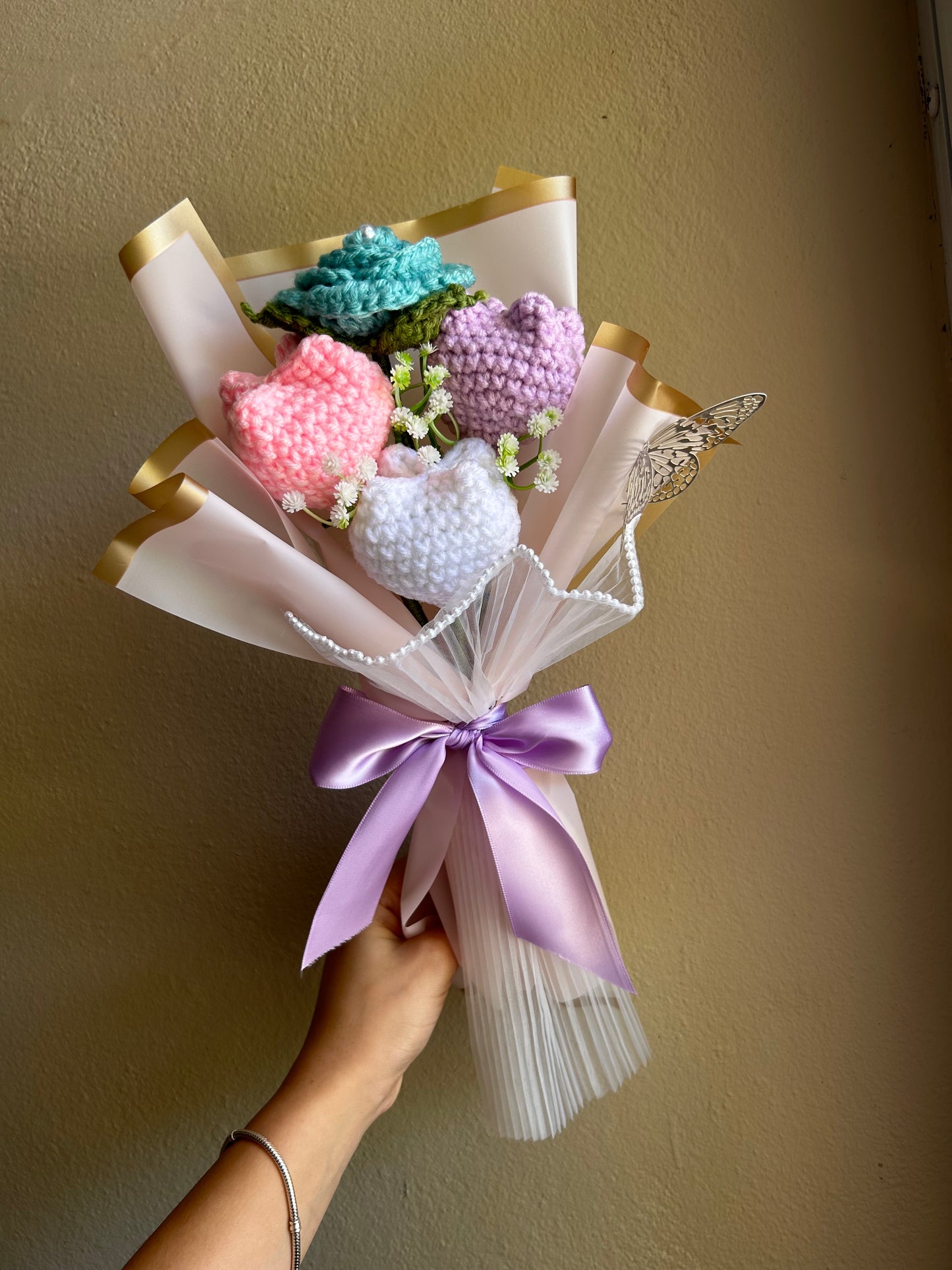 Rosa y tulipanes 🌹🌷