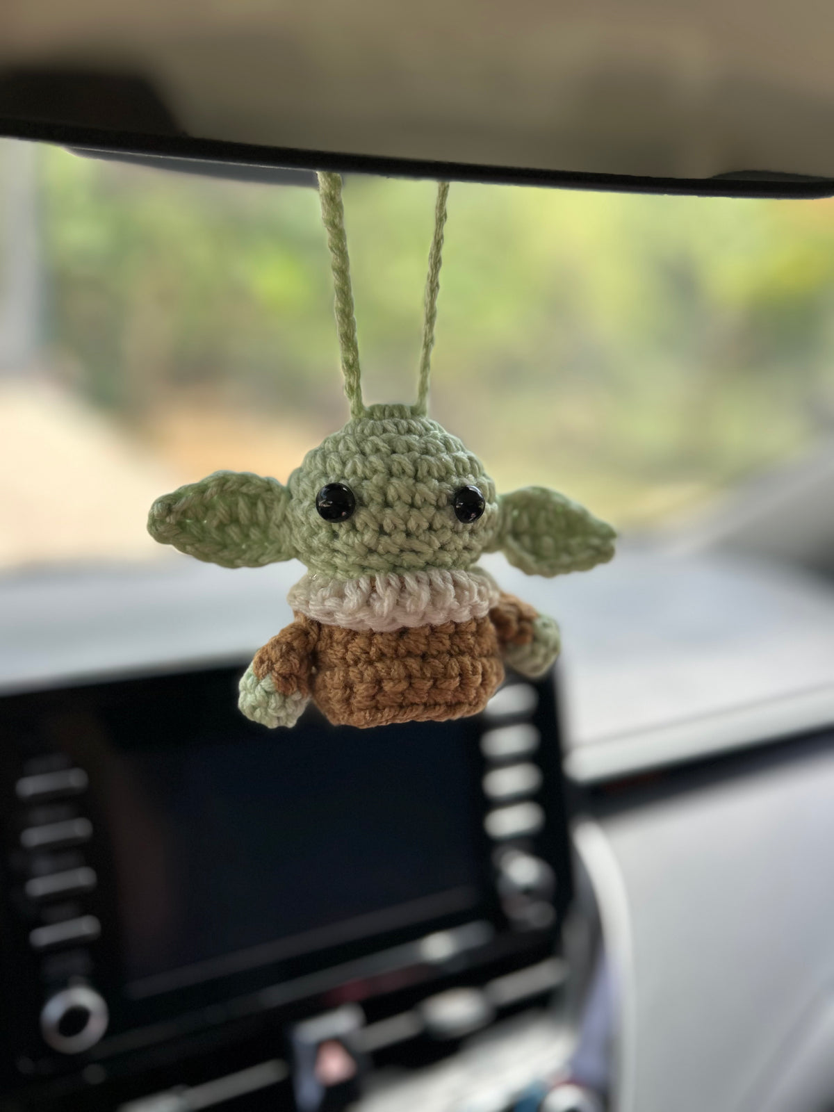 Baby Yoda hanging ✨