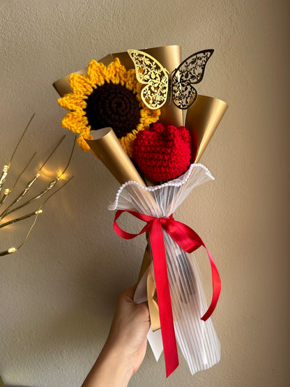 Girasol y tulipán 💗